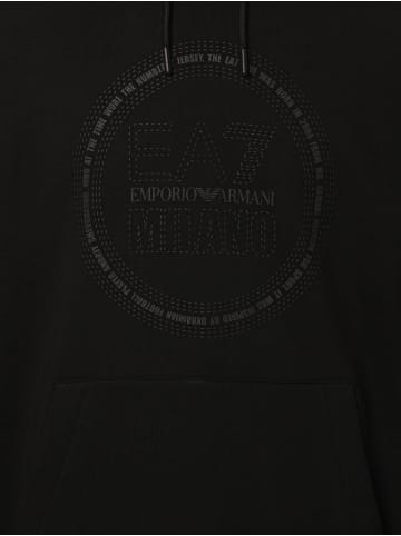 EA7 Kapuzenpullover in schwarz
