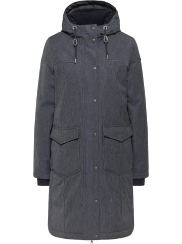 DreiMaster Damen Winterparka in Denim Blue