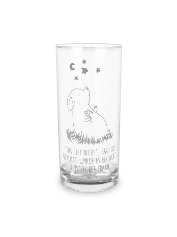 Mr. & Mrs. Panda Tumbler Schwein Glück mit Spruch in Transparent