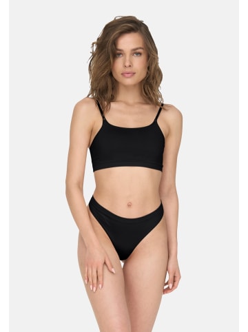 ONLY Tanga 'Vicky' in schwarz
