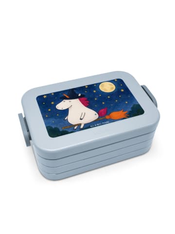 Mr. & Mrs. Panda MEPAL Bentobox Einhorn Hexe Design ohne Spruch in Blau Pastell