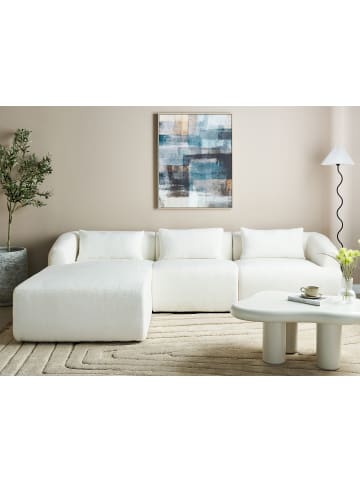 Beliani 4-tlg 3-Sitzer Sofa SVANSELE in Weiß