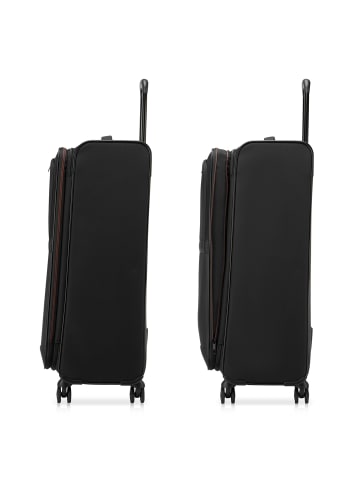 Roncato Metropolitan 4 Rollen Trolley 78 cm mit Dehnfalte black