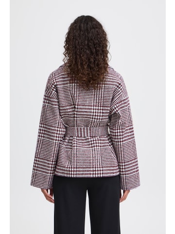 ICHI IHJANNET CHECK JA4 loose fit in Black Brushed Chek