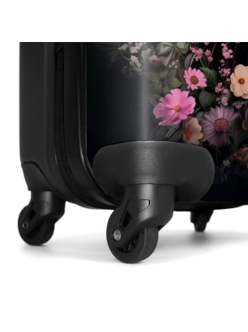 NoBoringSuitCases Suitcase, Koffer, Reisekoffer Pferd rosa schwarz