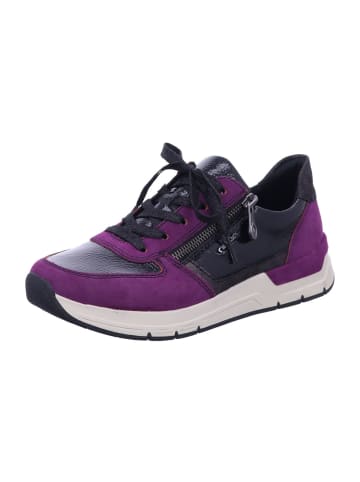 rieker Schnürschuhe in amethyst/black/schwarz
