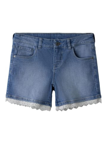 TWO SOON Jeansshorts in Light Blue Denim