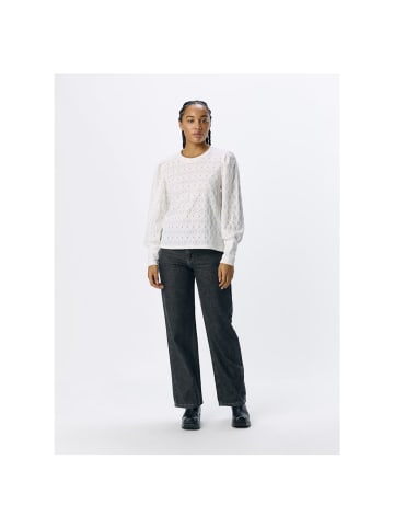 Object Langarmshirt in Cloud Dancer