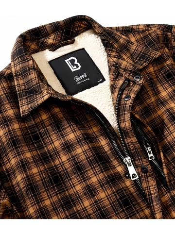 Brandit Fleecejacke/Fleecepullover "Classic Sherpa Jacket" in Braun