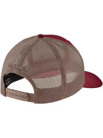 CARHARTT  Cap Twill Mesh Back Logo Patch in weinrot