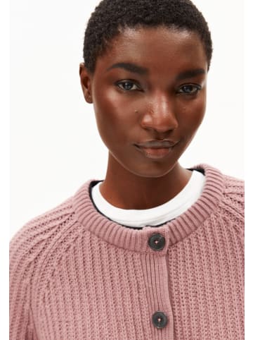 armedangels Strickjacke Selmaa in rosenholz - 0001