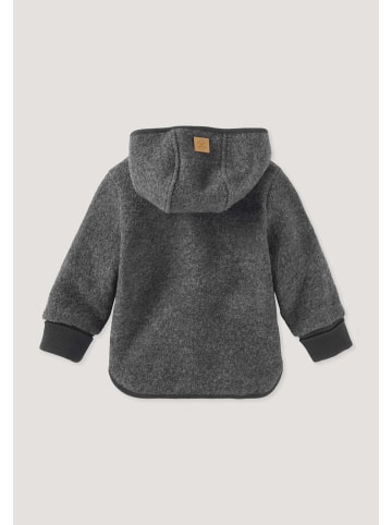 Hessnatur Hessnatur Walkjacke aus reiner Bio-Merinowolle in anthrazit