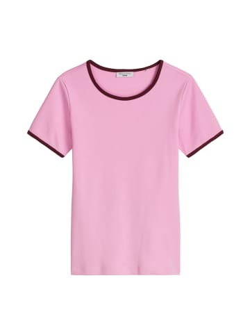 Marc O'Polo DENIM T-Shirt mit Struktur slim in Medium Pink