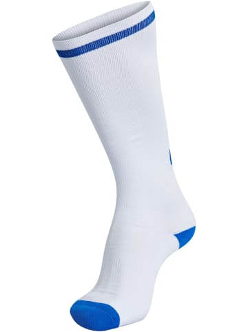 Hummel Hummel High Indoor Socken Elite Multisport Unisex Erwachsene Feuchtigkeitsabsorbierenden in WHITE/TRUE BLUE