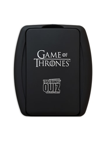 Winning Moves Top Trumps Quiz - Game of Thrones Quizspiel Wissensspiel in schwarz