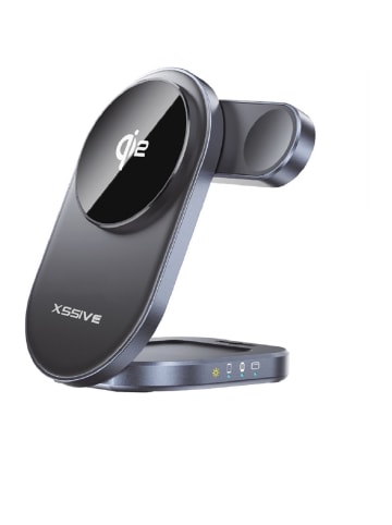 COFI 1453 Xssive 3in1 Magnetic Wireless Charger XSS-STAND14 in Schwarz