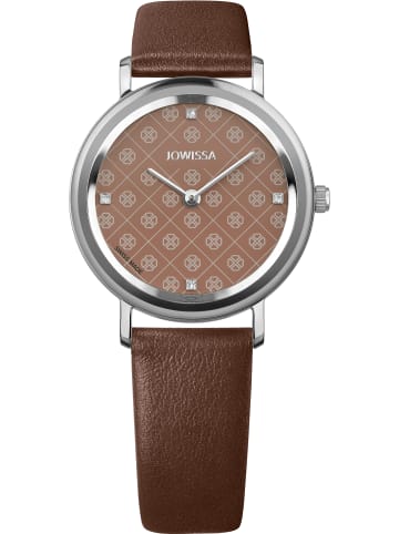 Jowissa Analoguhr für Damen in braun