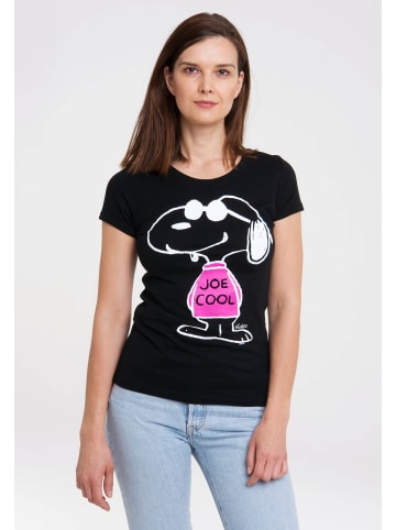 Logoshirt T-Shirt Peanuts - Snoopy - Joe Cool in schwarz