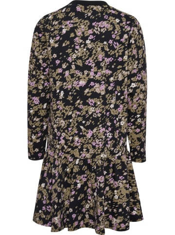 Hummel Kinder-Maxikleid "Elva Dress Longsleeve" in Schwarz