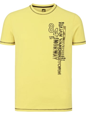 Jan Vanderstorm T-Shirt BARRIT in gelb
