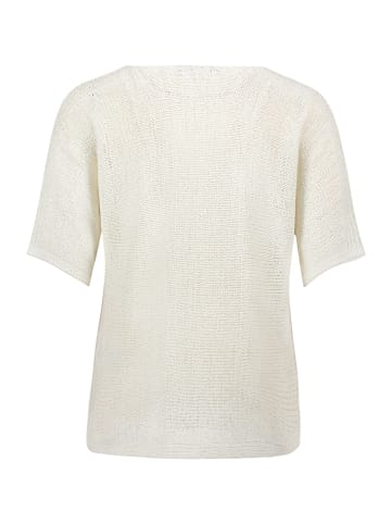 Betty Barclay Strickpullover kurzarm in Rohweiß