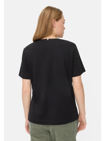 Camel Active T-Shirt aus reiner Baumwolle in Kaviar