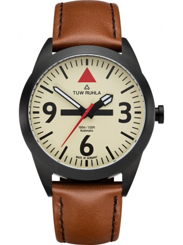 TUW Ruhla Uhr in Beige