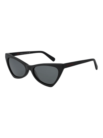 Funky Buddha Damen Sonnenbrillen Katzenauge Schwarz