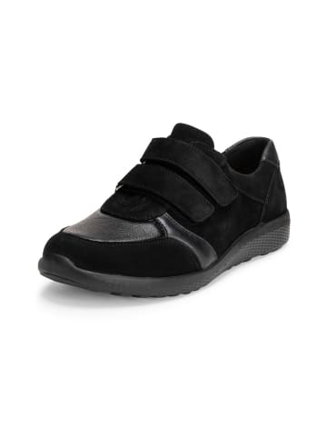 VITAFORM Echt Leder & vitaform Stretch Sneaker in schwarz