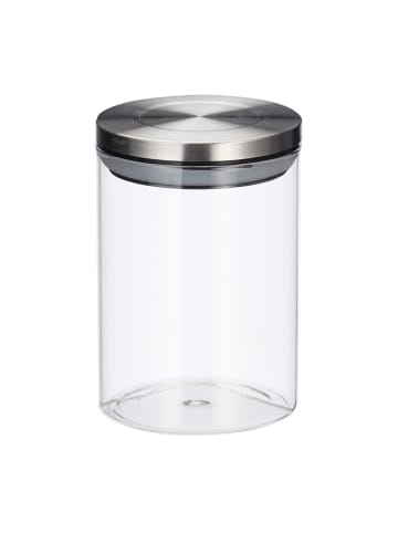 relaxdays 3x Vorratsglas in Transparent - 750 ml