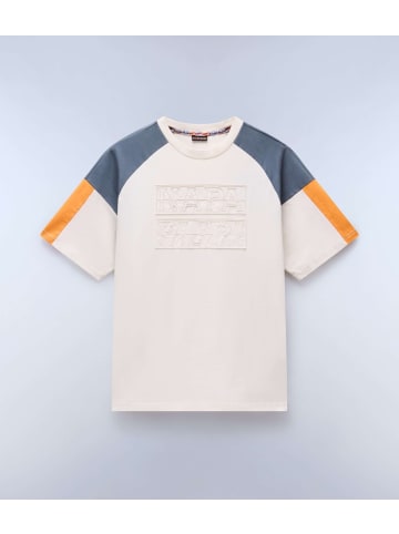 Napapijri T-Shirt "S-Cenci Ss" in Weiß
