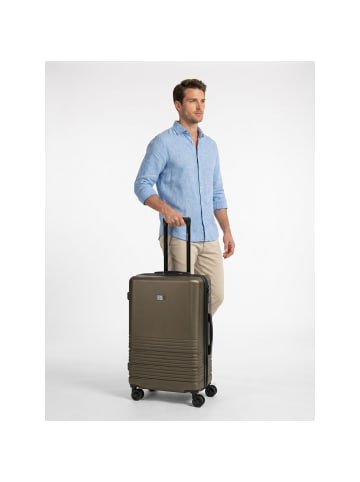 Camel Active Hanoi 4 Rollen Trolley M 65 cm mit Dehnfalte khaki