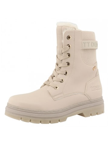 Tom Tailor Schnürstiefel  in Beige