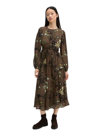 Marc O'Polo Bedrucktes Kleid regular in Dark Brown