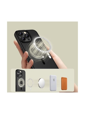 TechProtect TechProtect MagMat magnetisch Hülle iPhone 16 Pro Schwarz in Schwarz