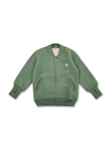 MANITOBER Wollwalk Bomber Jacke in Green