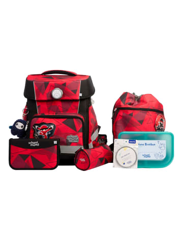 SCHOOL-MOOD Champion Maxx Pro Mila Schulranzen-Set 7-teilig in Ninja