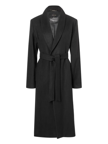 More & More langer, klassischer Mantel in black