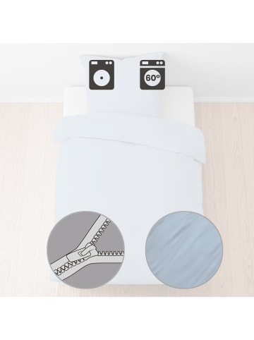 Biberna TENCEL™ Bettwäsche in hellblau