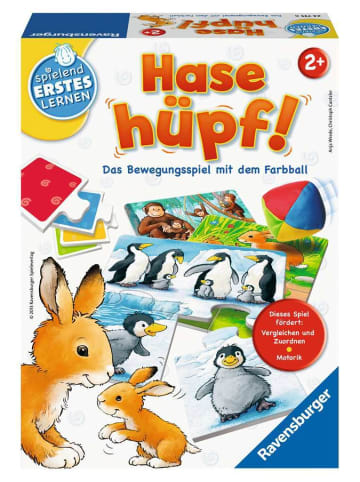 Ravensburger Bewegungsspiel Hase hüpf! - Spiele für Kleinkinder ab 2 Jahre 2-99 Jahre in bunt
