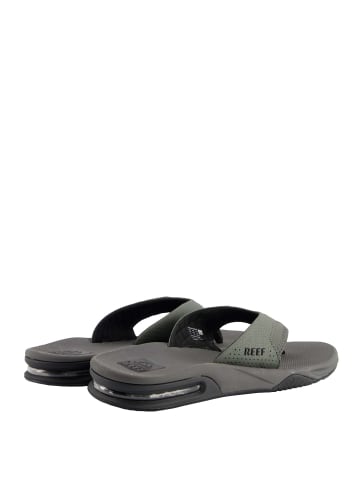 Reef Zehentrenner Sandale Fanning in Grey/Black