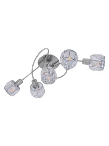 näve LED Deckenleuchte "JOSEFA" in stahl-blank - EEK F