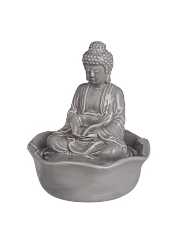Butlers Tischbrunnen BALANCE Buddha in Grau