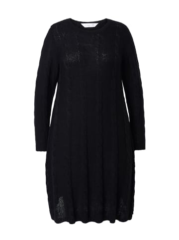 MIAMODA Strickkleid in schwarz