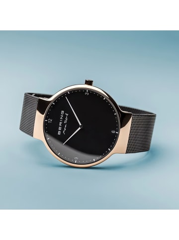 Bering Analoguhr für Herren in Schwarz