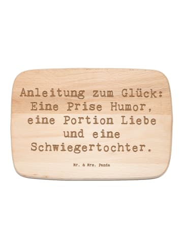 Mr. & Mrs. Panda Hackbrett Spruch Humor Liebe Schwiegertochter m... in Transparent