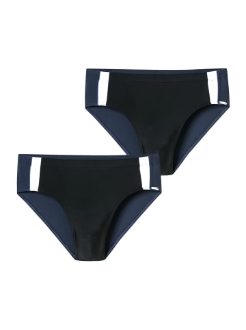 Schiesser Badehose Ocean Swim in Schwarz