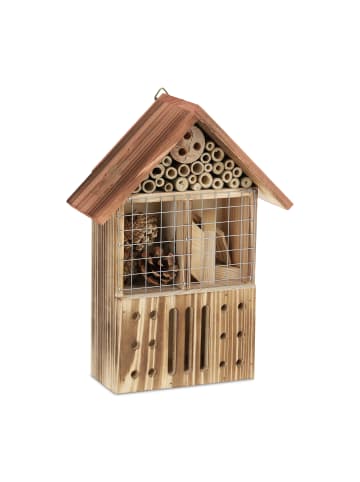 relaxdays Insektenhotel in Bunt - (B)21,5 x (H)29 x (T)9,5 cm