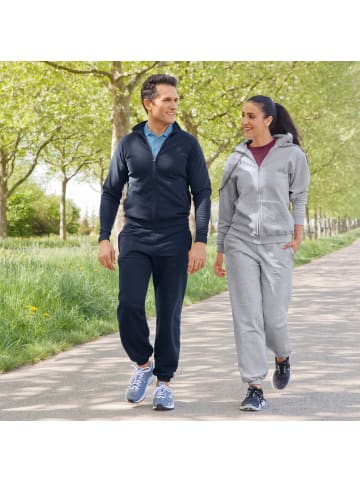Fruit of the Loom Sweat Unisex-Freizeithose, lang mit Bündchen in grau