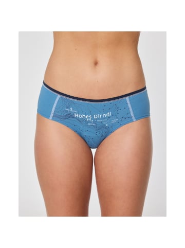 EIN SCHÖNER FLECK ERDE W HOHES DIRNDL HIPSTER in Blau